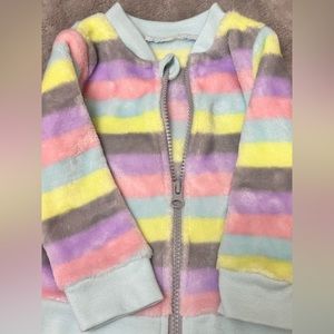 Baby Girl 12 month size Faux Fur Jacket